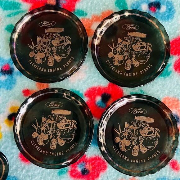 Cleveland Engine Plants Ford Plate and Coasters - Picture 3 of 4